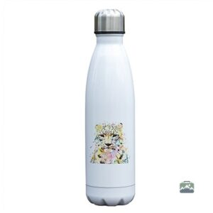 Gourde isotherme Jaguar multicolore en acier inoxydable