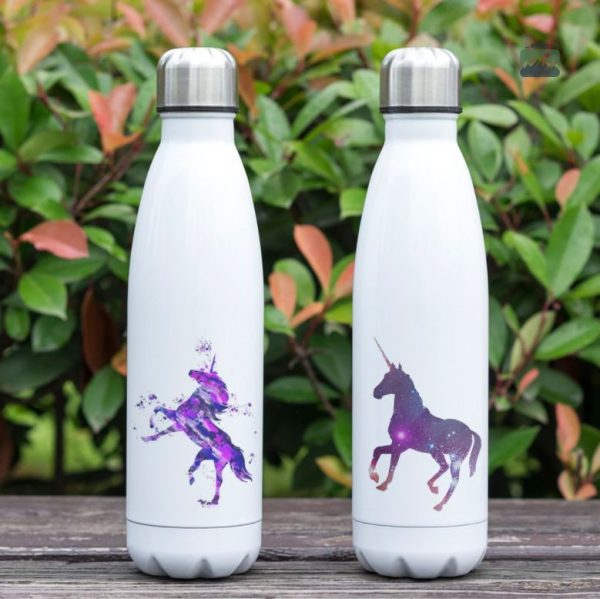 Gourde Licorne Astrale pour boissons chaudes ou froides
