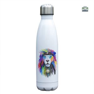 Gourde Isotherme Lion Coloré Zen