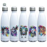 Gourde Isotherme avec illustration de Lion Indien