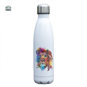 Gourde Isotherme Lion Multicolore pour boissons chaudes et froides