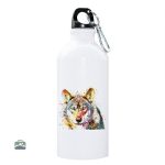 Gourde Isotherme design loup coloré