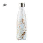 Gourde isotherme marbre doré élégante et moderne