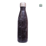 Gourde isotherme Marbre Noir élégante et pratique