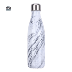 Gourde isotherme marbre zébré au design élégant