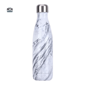 Gourde isotherme marbre zébré au design élégant