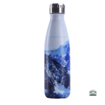 Gourde isotherme Montagne enneigée pour boissons chaudes et froides