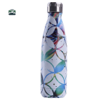 Gourde isotherme mosaïque multicolore design unique