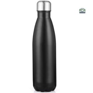 Gourde isotherme noire élégante et pratique