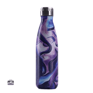 Gourde isotherme originale violette pour boissons chaudes et froides