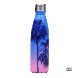 Gourde isotherme motif palmier