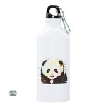 Gourde isotherme panda colorée, design ludique