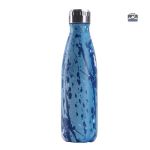 Gourde isotherme peinture bleue