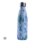 Gourde isotherme peinture bleue et verte