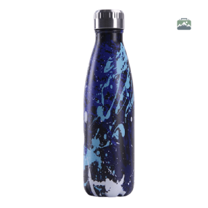 Gourde isotherme nuances de bleu