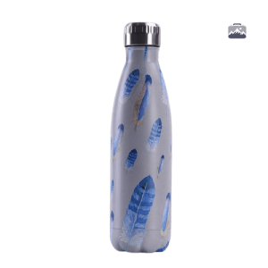 Gourde isotherme Plume Maya en acier inoxydable