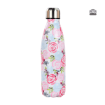 Gourde isotherme rose colorée pour boissons chaudes et froides