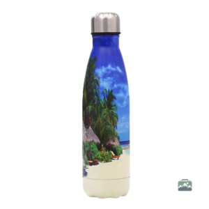 Gourde isotherme Tahiti en inox pour boissons chaudes et froides