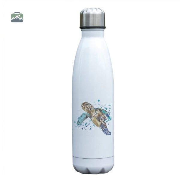 gourde-isotherme-tortue-coquette-1 Gourde isotherme Tortue Coquette pour boissons chaudes et froides
