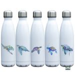Gourde isotherme avec design tortue optimiste