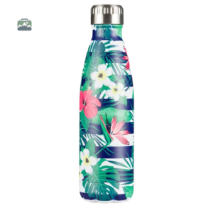 Gourde isotherme Tropical Jungle design coloré