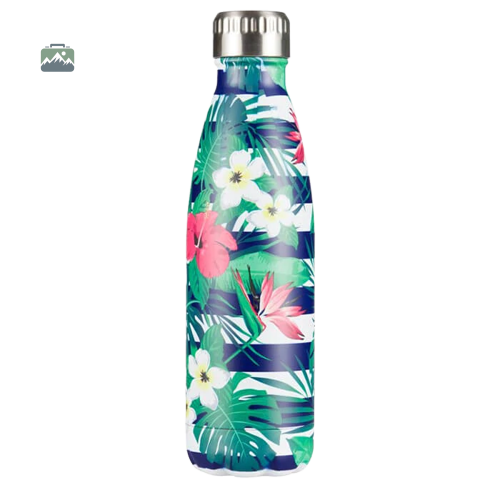 Gourde isotherme Tropical Jungle design coloré