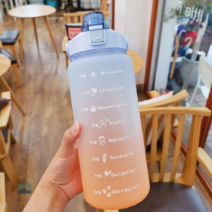 Gourde Sport 2L Bleu Orange