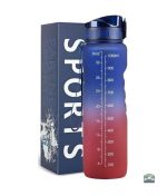 Gourde Sport 1L Bleu Rouge pour les activités en extérieur