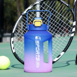 Grande gourde sport bleue et rose
