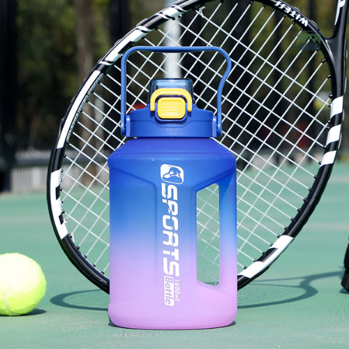 gourde-sport-bleue-1 Grande gourde sport bleue et rose