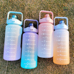 Gourde violette 2 litres pour sportifs