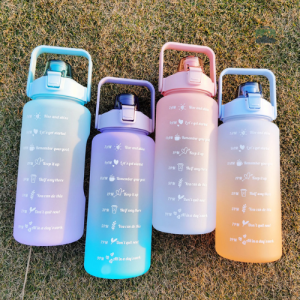 Gourde violette 2 litres pour sportifs