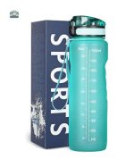 Gourde Sport 1L couleur cyan pour les activités sportives