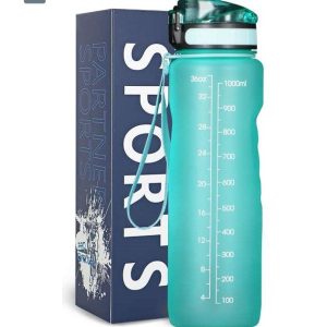 Gourde Sport 1L couleur cyan pour les activités sportives