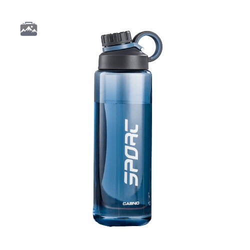 Gourde Sport Transparente Azur pour une hydratation optimale