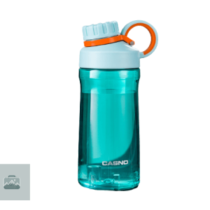 Gourde bleue sportive transparente pour une hydratation facile