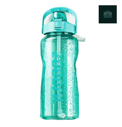 Gourde Sport Transparente Menthe 2L
