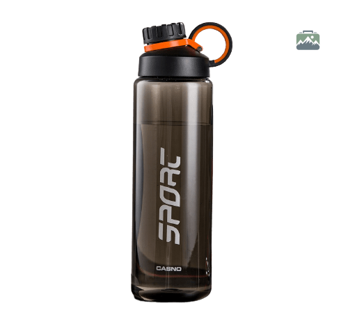 gourde-sport-transparente-noir-1l-1 Gourde sport transparente noire 1L pour une hydratation optimale