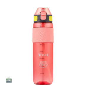 Gourde Sport Transparente Rose, design élégant et pratique
