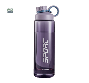Gourde Sport Transparente Violette 1L