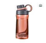 Gourde sportive transparente orange pour une hydratation optimale
