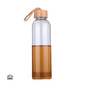 Gourde en verre 550 ml, design élégant et pratique