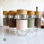 Infuseur de thé en verre pratique 400ml