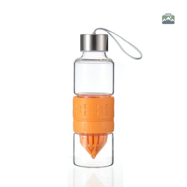 Gourde en Verre avec Presse-Agrumes