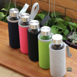 Gourde thermique en verre pour boissons froides