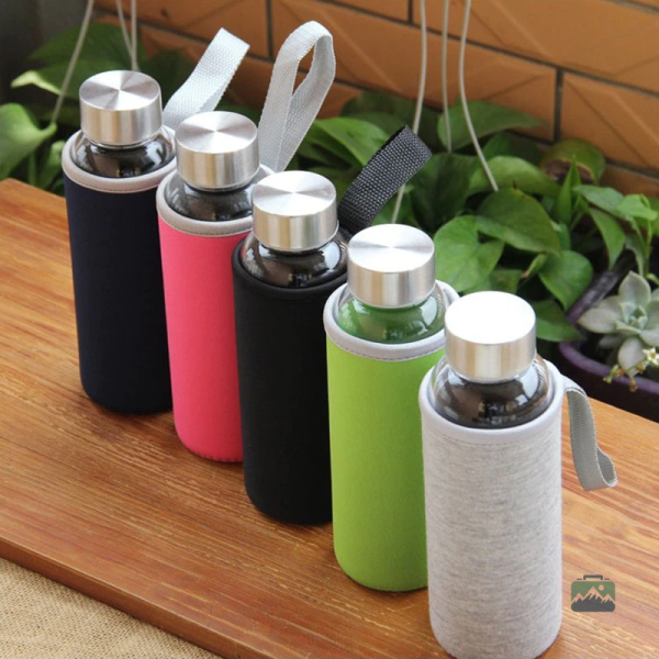 Gourde thermique en verre pour boissons froides