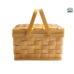 Grand Panier Pique-Nique en Bois