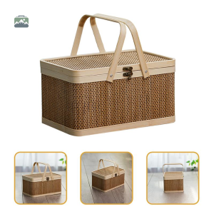 Panier en Bambou pour les sorties en plein air