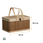 Accessoire de pique-nique en bambou élégant et pratique