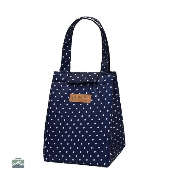 lunch-bag-bleu-a-pois-1 Lunch Bag Bleu à Pois pour le déjeuner